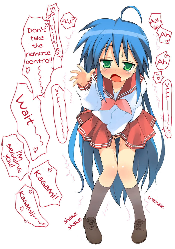 izumi konata (lucky star) drawn by a1_(initial-g)
