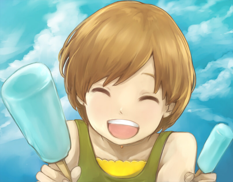 satonaka chie (persona and 1 more) drawn by torimamire