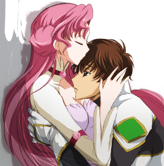 kururugi suzaku and euphemia li britannia (code geass) drawn by akina_tsukako