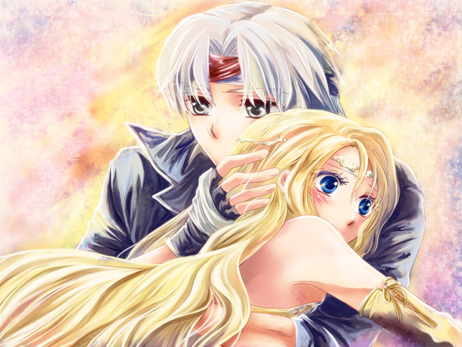 celes chere and locke cole (final fantasy and 1 more) drawn by nakamasomo