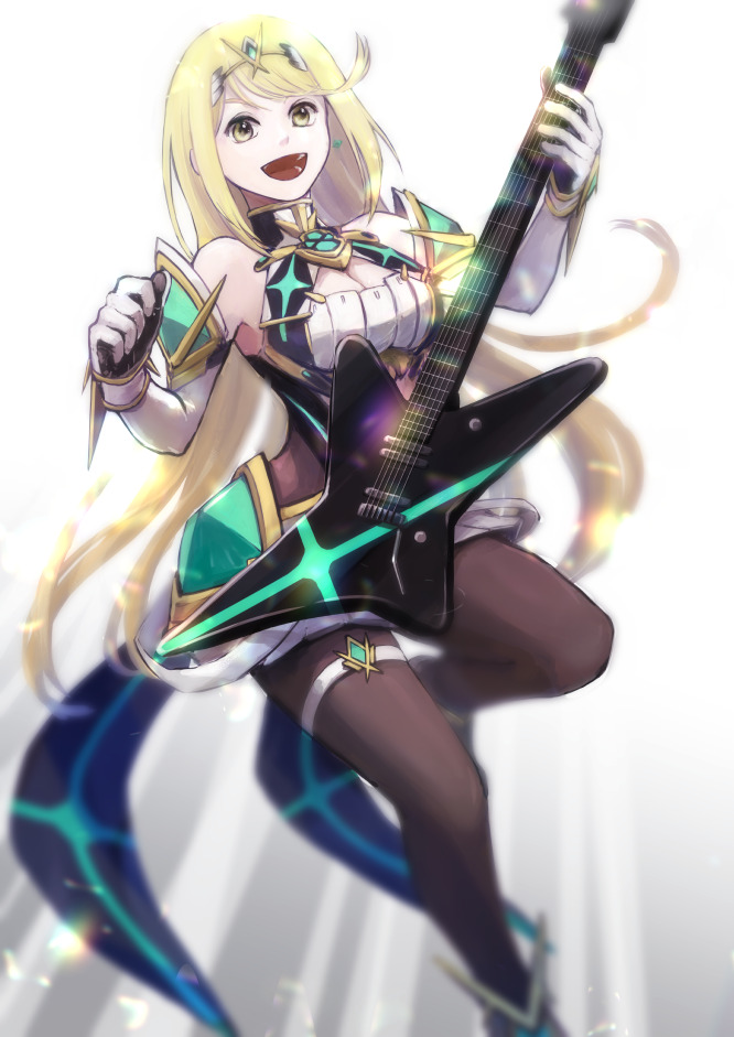 mythra (xenoblade chronicles and 2 more) drawn by s565656