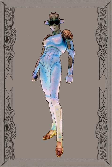 stone free (jojo no kimyou na bouken and 1 more) drawn by hakumai_(sse1331)