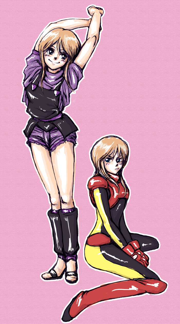 puru two and elpeo puru (gundam and 1 more)