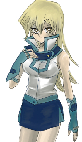 tenjouin asuka (yu-gi-oh! and 1 more) drawn by kuroyagi_(rosemen)