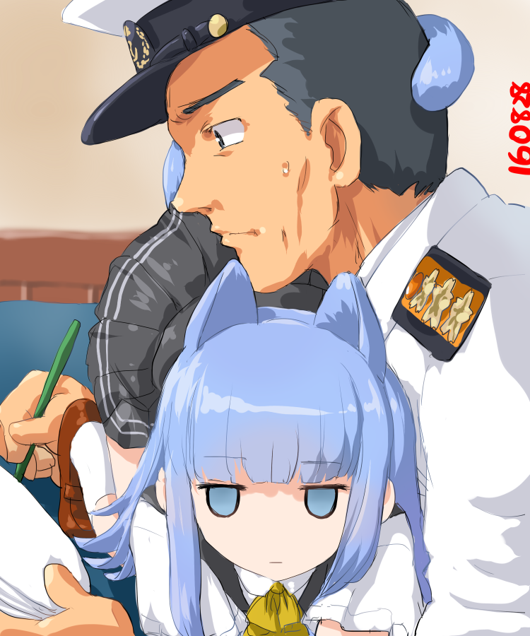 admiral and hatsukaze (kantai collection) drawn by dd_(ijigendd)