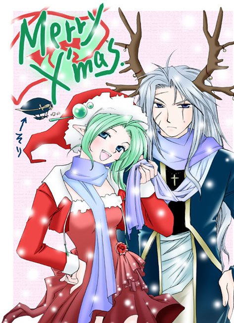 terra branford and setzer gabbiani (final fantasy and 1 more) drawn by erinekosayomin