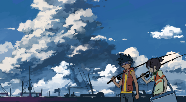 hayami tsurumasa and hamano kaiji (inazuma eleven and 1 more) drawn by rounin_(amuza)