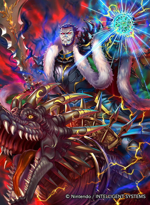 ashnard and rajaion (fire emblem and 2 more) drawn by taneda_kazuhiro