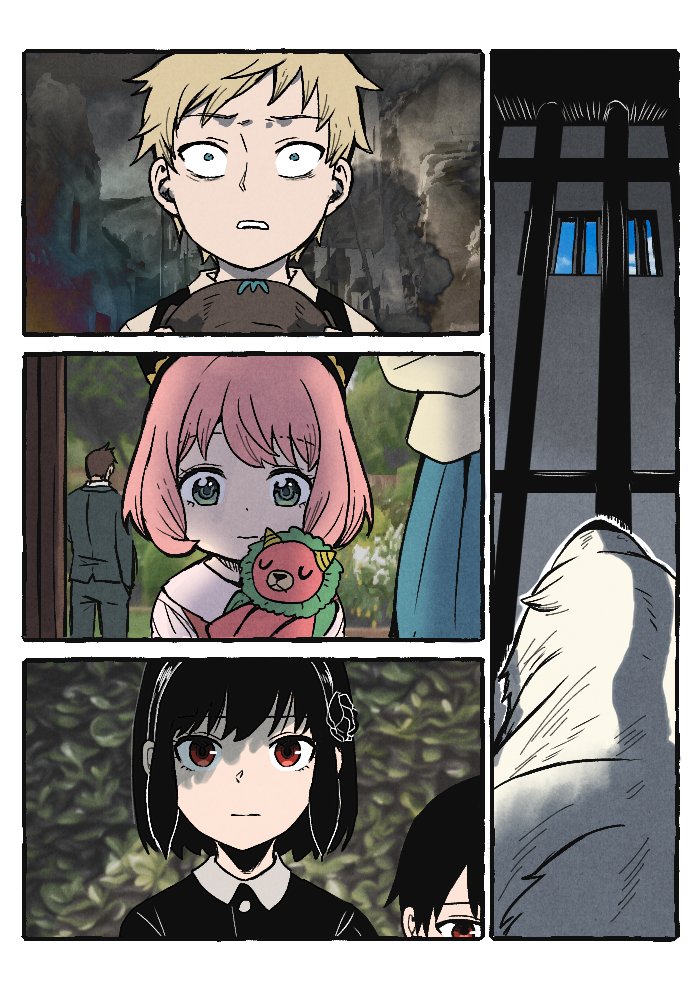 yor briar, anya, twilight, bond, yuri briar, and 1 more (spy x family) drawn by ddub1618