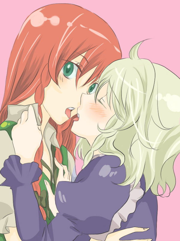 izayoi sakuya and hong meiling (touhou) drawn by mitsuko