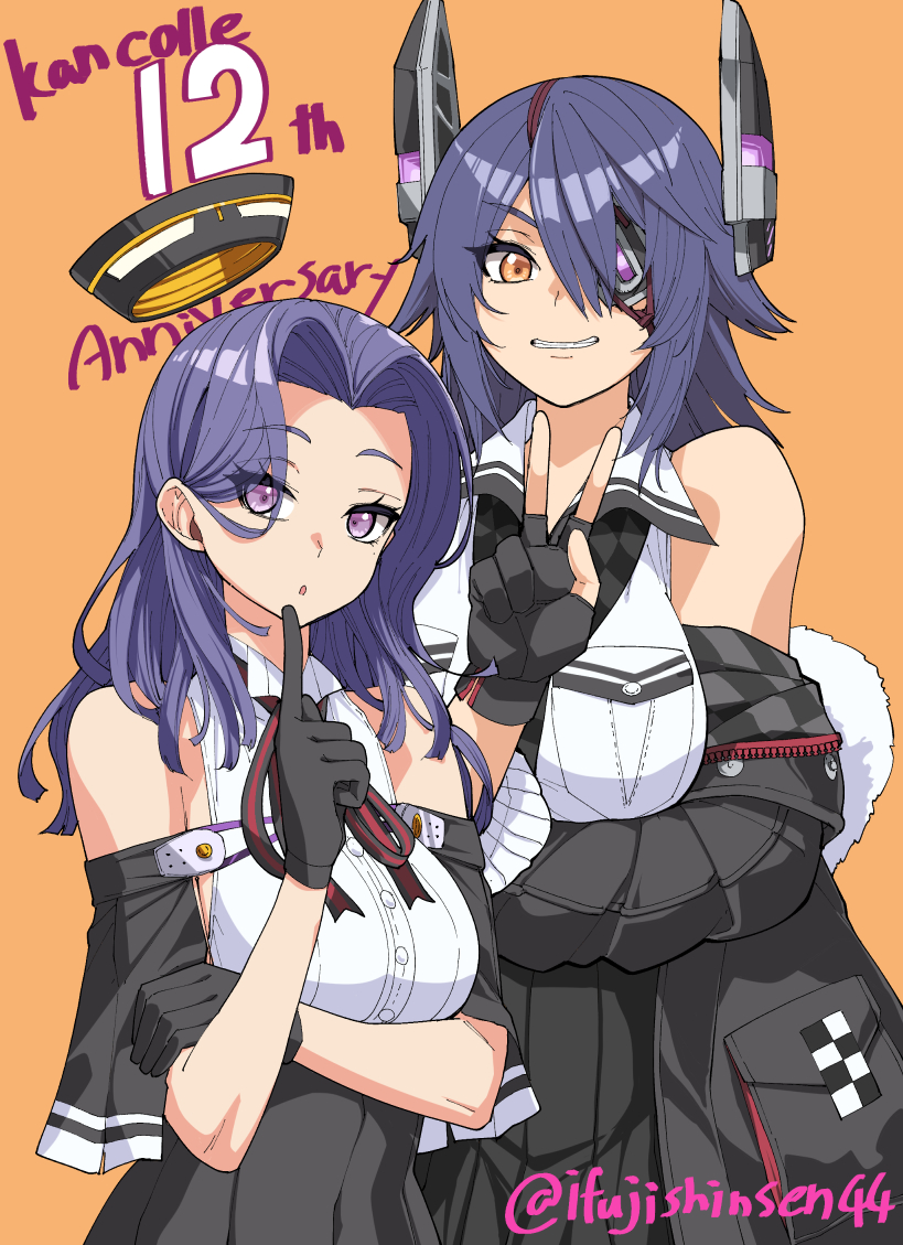 tenryuu, tatsuta, tenryuu kai ni, and tatsuta kai ni (kantai collection) drawn by ifuji_shinsen