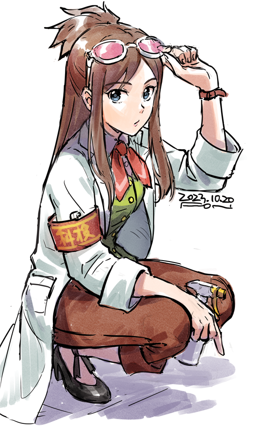 ema skye (ace attorney and 1 more) drawn by fon-due_(fonfon)
