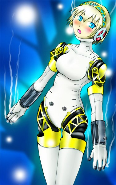 aigis (persona and 1 more) drawn by tanaka_rikimaru