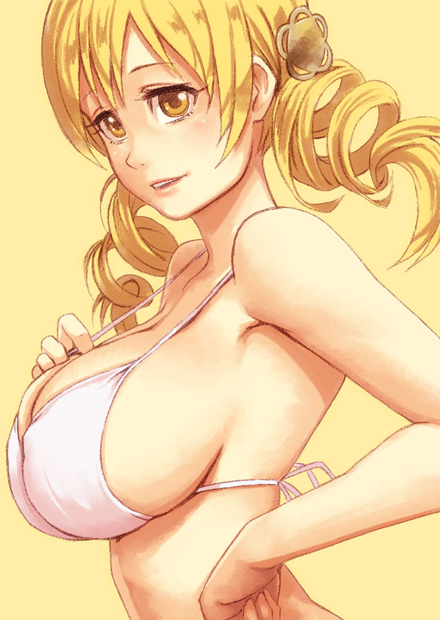 tomoe mami (mahou shoujo madoka magica) drawn by yuuji_(and)