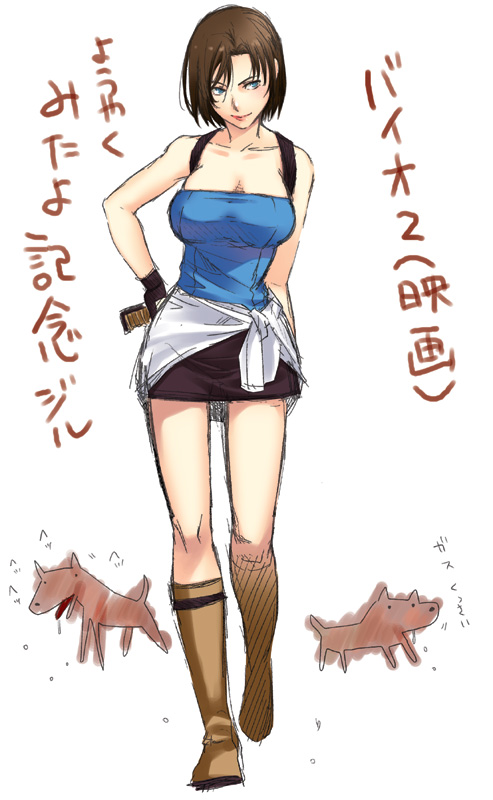 jill valentine (resident evil and 1 more) drawn by hiyoshi_hana