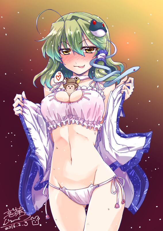 kochiya sanae and takana shinno (touhou) drawn by takana_shinno