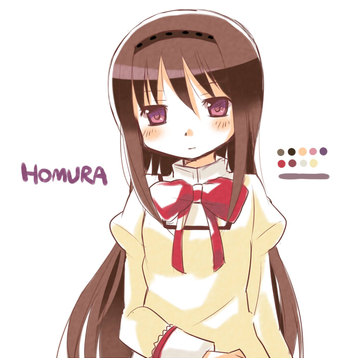 akemi homura (mahou shoujo madoka magica) drawn by tarabagani