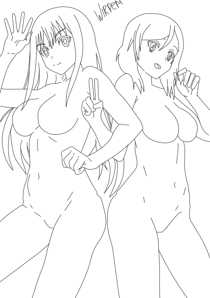 nishikino maki and shibuya rin (idolmaster and 3 more)