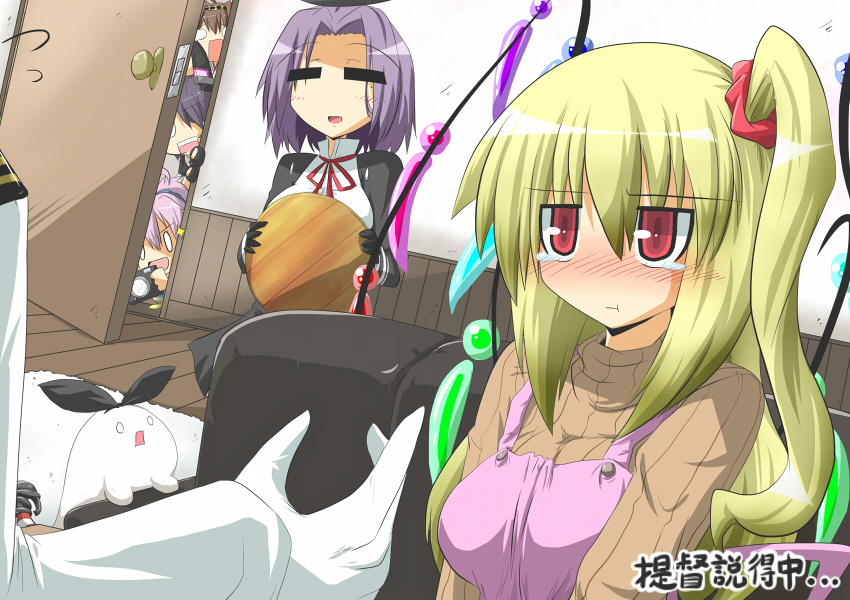 flandre scarlet, admiral, shimakaze, kongou, tenryuu, and 3 more (touhou and 1 more) drawn by goma_(gomasamune)