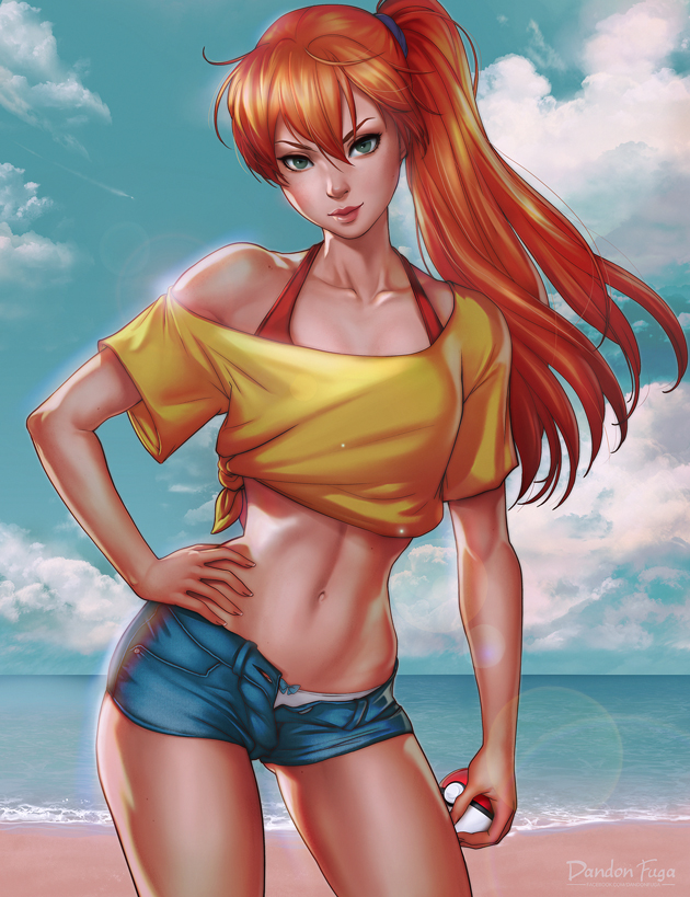 misty (pokemon) drawn by dandon_fuga