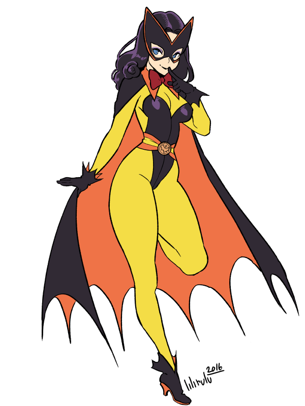 batwoman and kathy kane (dc comics and 1 more) drawn by lilirulu