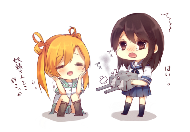 ushio and abukuma (kantai collection) drawn by furumachi_chitarou