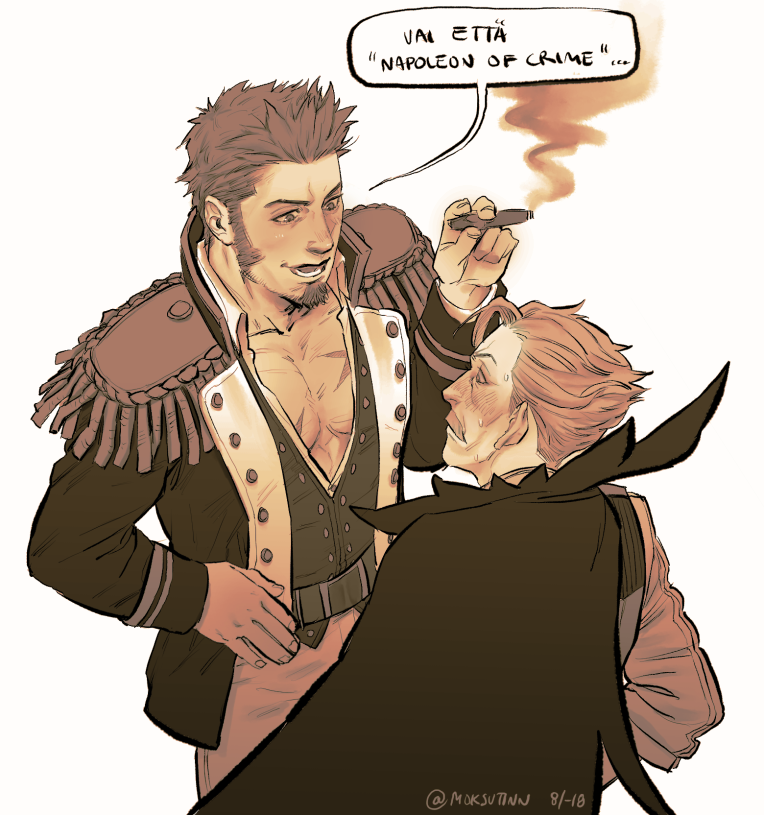napoleon bonaparte and james moriarty (fate and 1 more) drawn by moksutin