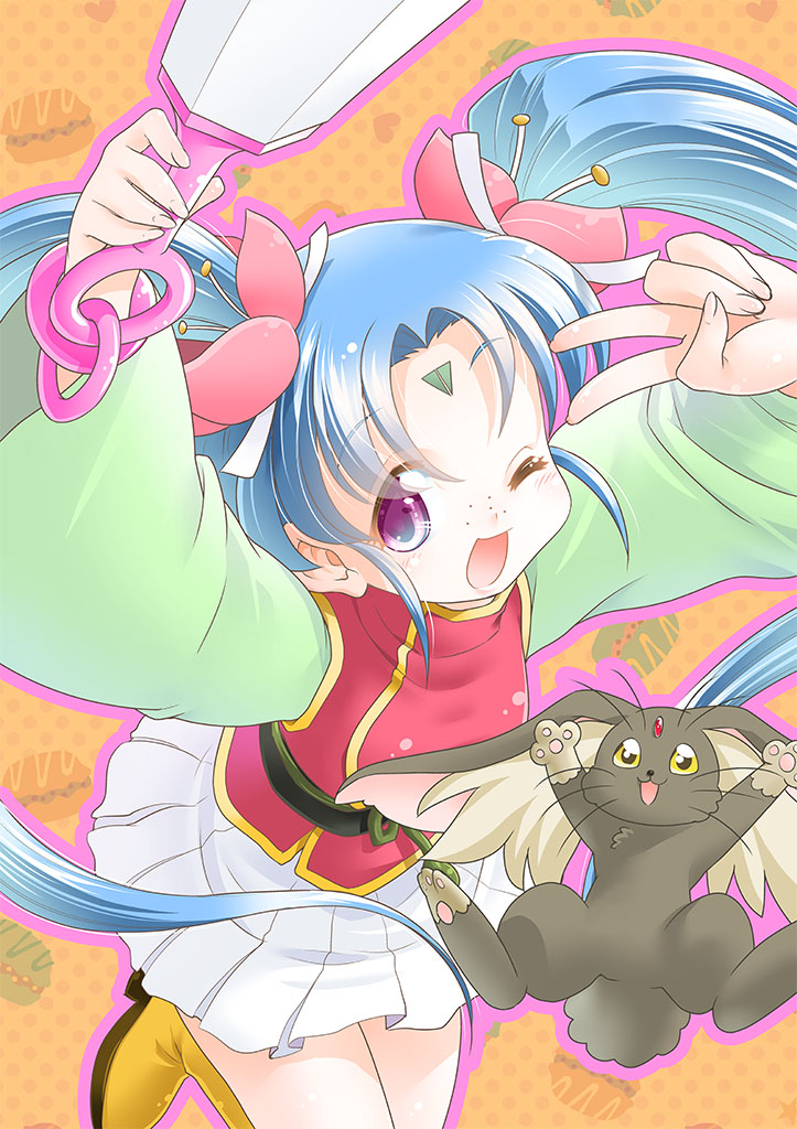 masaki sasami jurai, ryou-ouki, and pretty sammy (mahou shoujo pretty sammy) drawn by mizuki_hitoshi
