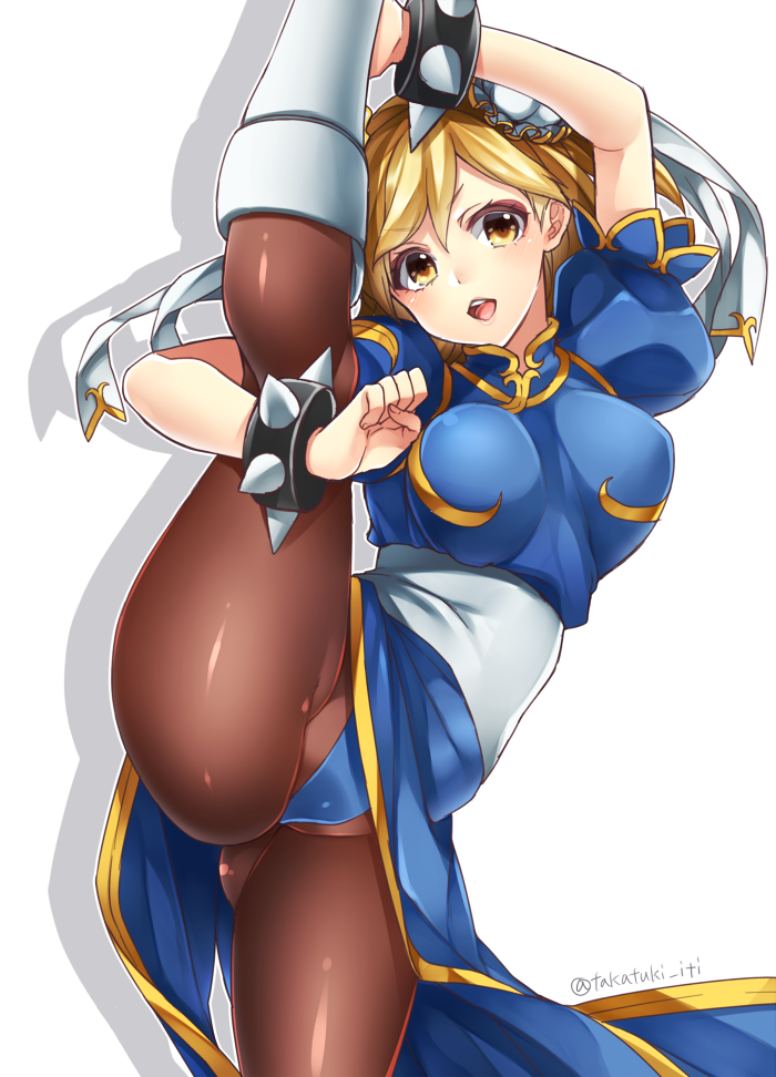 chun-li and djeeta (granblue fantasy and 1 more) drawn by takatsuki_ichi