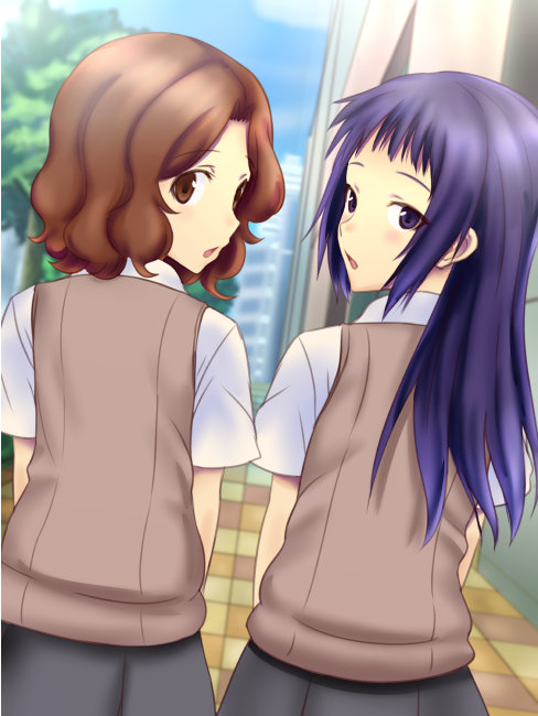 wannai kinuho and awatsuki maaya (toaru majutsu no index and 1 more) drawn by myu-po