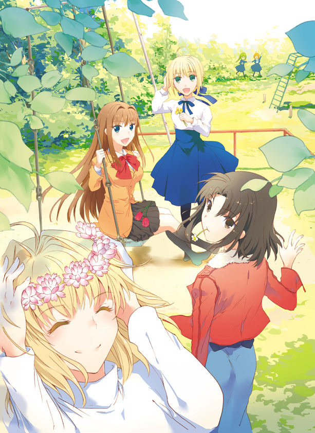 artoria pendragon, saber, arcueid brunestud, ryougi shiki, aozaki aoko, and 2 more (fate and 6 more) drawn by nichiru