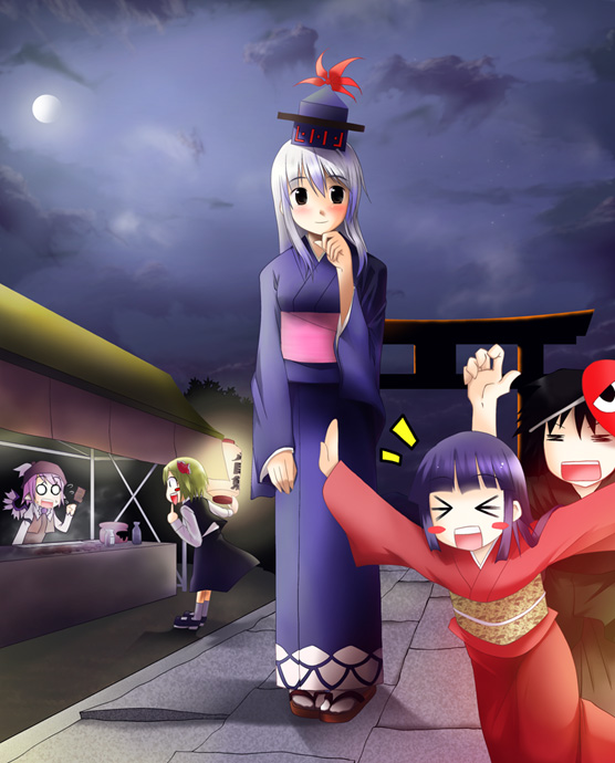 rumia, kamishirasawa keine, and mystia lorelei (touhou) drawn by kannazuki_hato