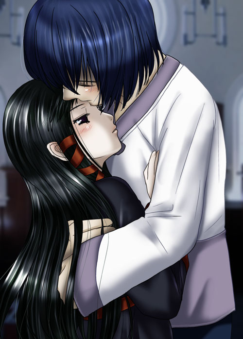 jakuri and chroah vatel (ar tonelico and 1 more) drawn by inumori_sayaka