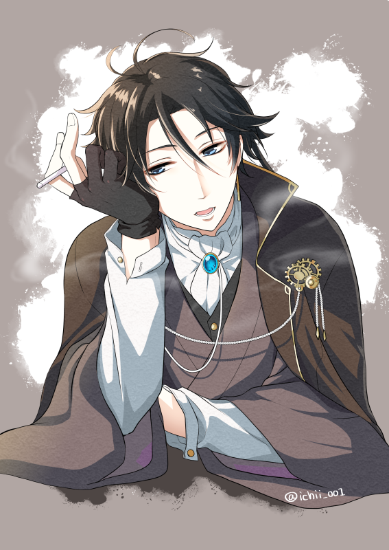 akutagawa ryuunosuke (bungou to alchemist) drawn by ichii_(ichii_00)