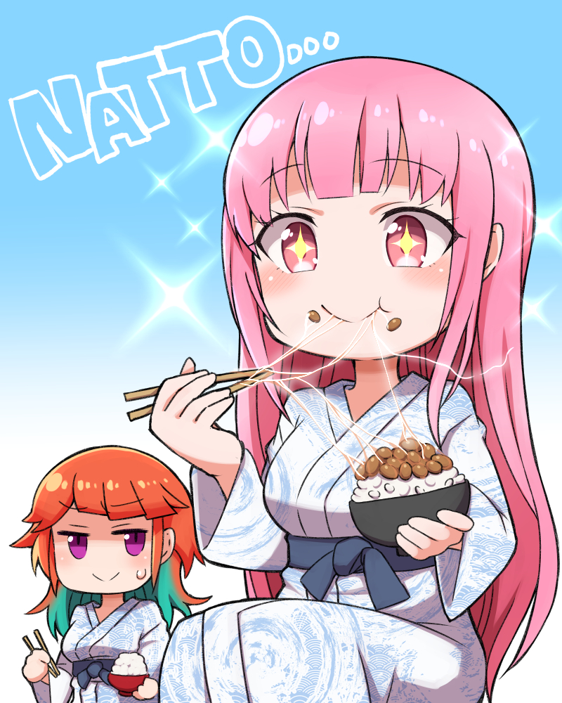 mori calliope and takanashi kiara (hololive and 1 more) drawn by konboi-eg