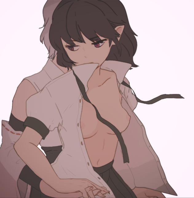 shameimaru aya and inubashiri momiji (touhou) drawn by ta_(tama2623)