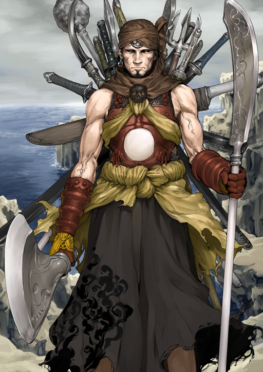 musashibou benkei (fate and 1 more) drawn by shinjirou