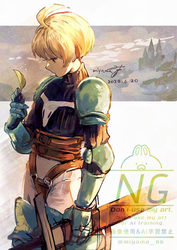ramza beoulve (final fantasy and 1 more) drawn by miyama_(lacrima01)