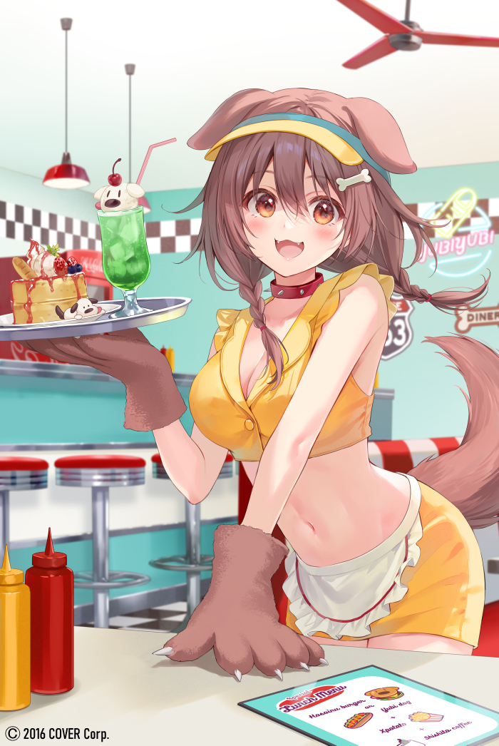 inugami korone, hoso-inu, and futo-inu (hololive and 1 more) drawn by fukahire_(ruinon)