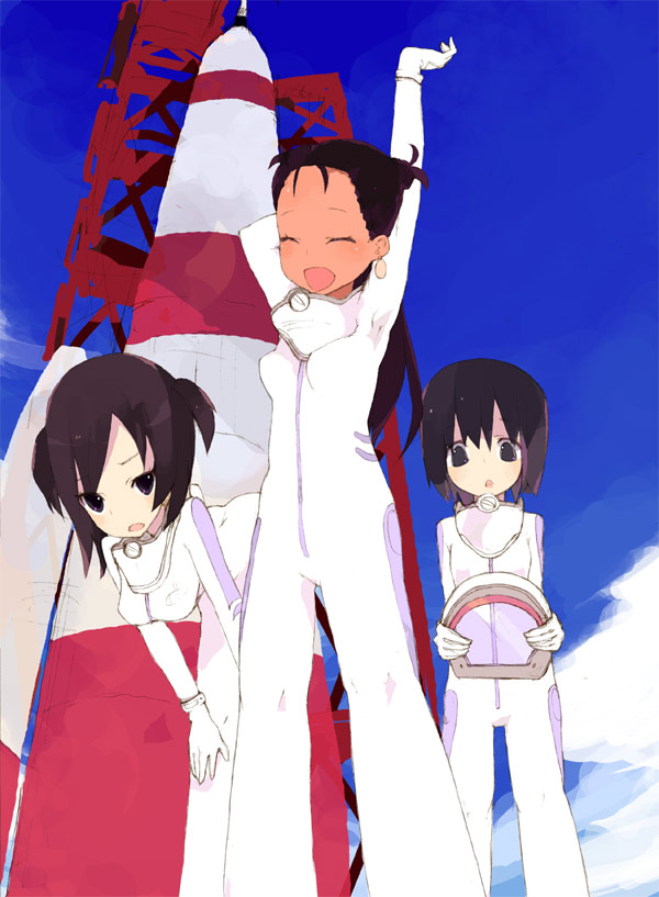 morita yukari, miura akane, and morita matsuri (rocket girls) drawn by brws