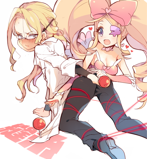 harime nui and iori shirou (kill la kill) drawn by chinako_(pixiv)