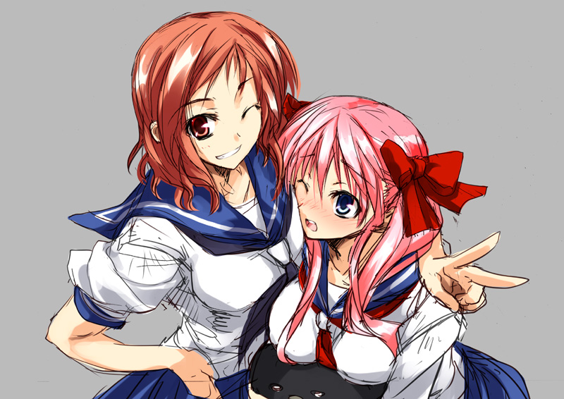 haramura nodoka, takei hisa, and etopen (saki) drawn by matsuno_canel