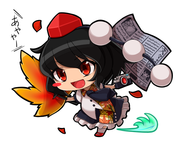 hakurei reimu, kochiya sanae, and shameimaru aya (touhou) drawn by atyuto