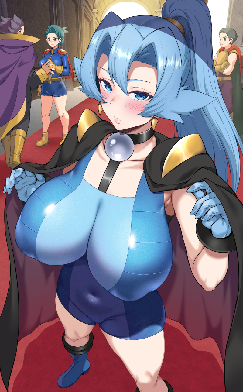 clair and dragon tamer (pokemon and 4 more) drawn by jirusu