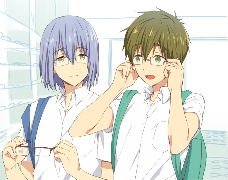 tachibana makoto and serizawa nao (free! and 1 more) drawn by mo_(nmnme)