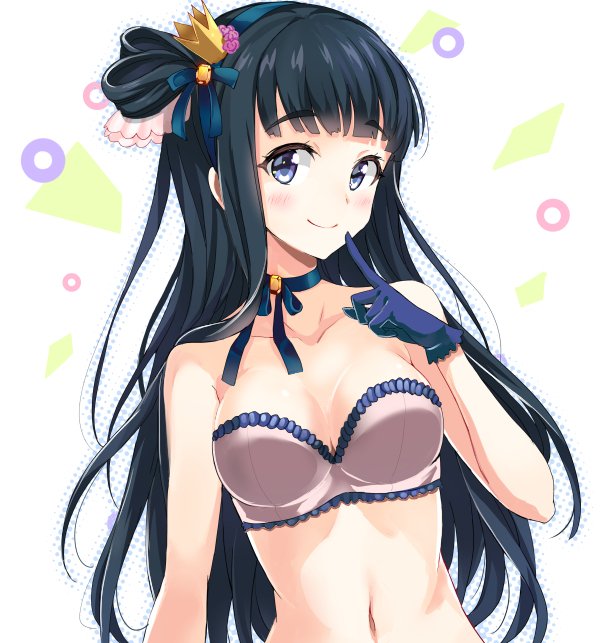 kuonji shizuka (tokyo 7th sisters) drawn by mirai_denki