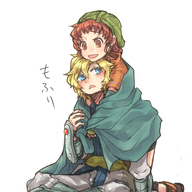 isuzu and lunderhaus cord (log horizon) drawn by mo_(deciliter)