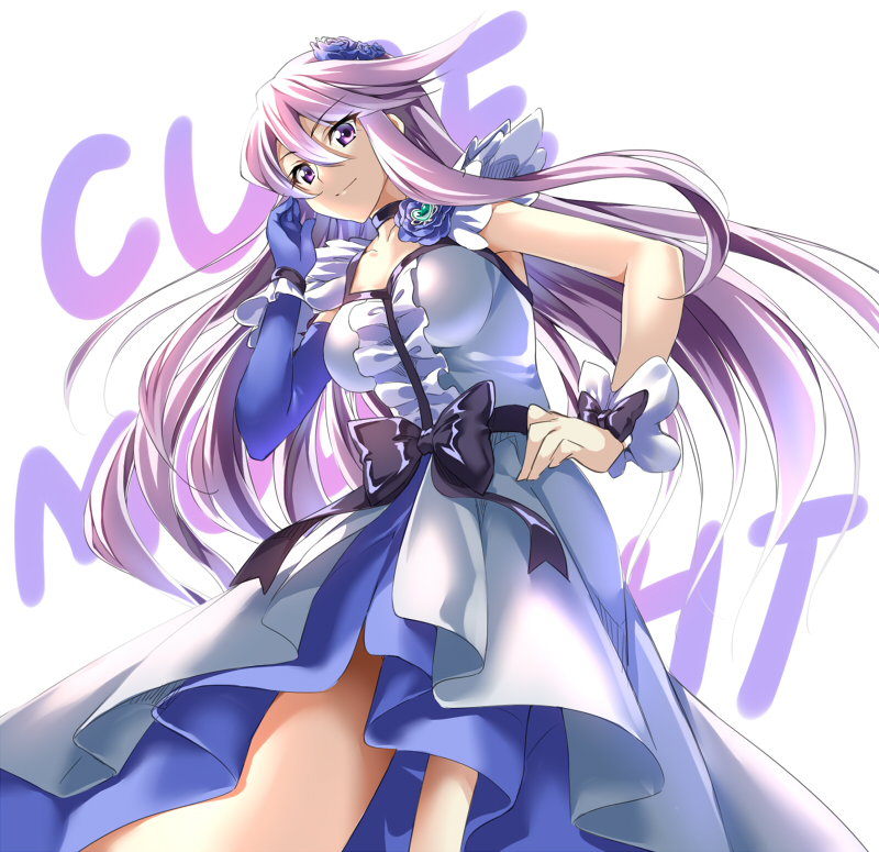 tsukikage yuri and cure moonlight (precure and 1 more) drawn by piromizu