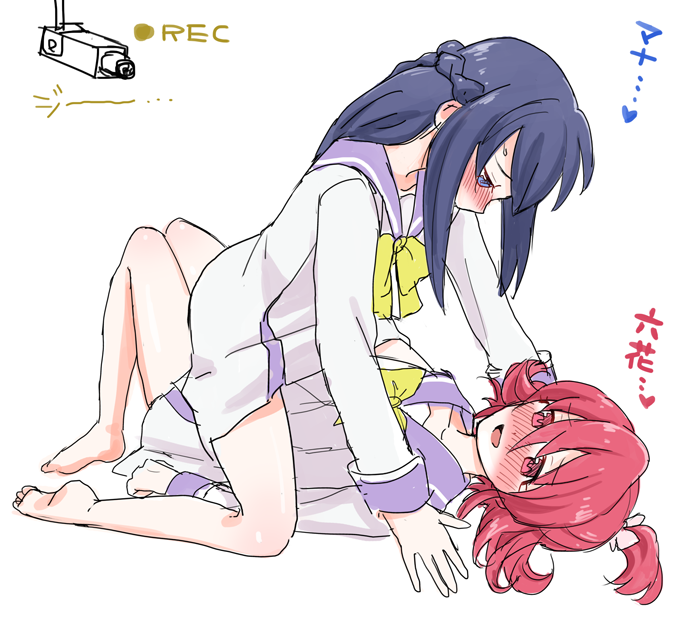 hishikawa rikka and aida mana (precure and 1 more) drawn by yoban