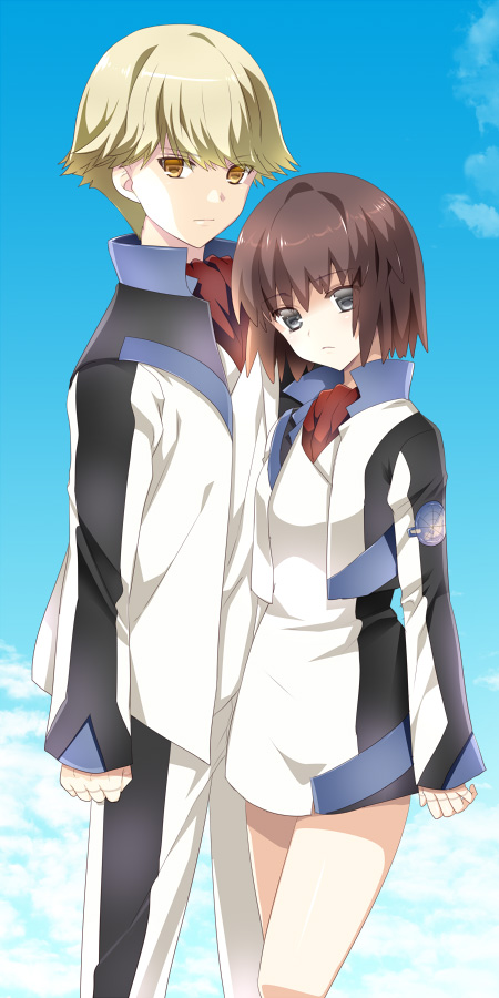 nishio rina and kaburagi sui (soukyuu no fafner) drawn by ootani_mikoto